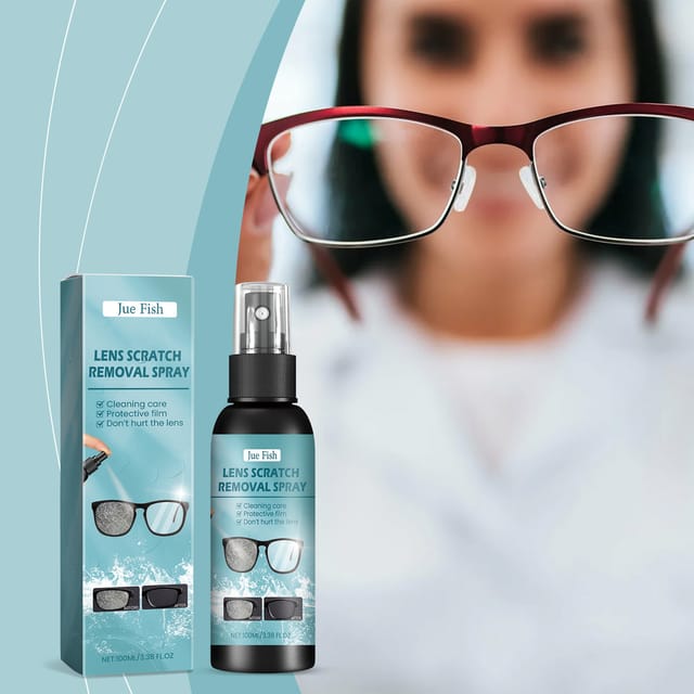 Lösung Für Zerkratzte Brillengläser, Repariert Zerkratzte Und Angelaufene Brillengläser, Pflegemittel Für Durch Abrieb Beschädigte Brillengläser – 100 Ml