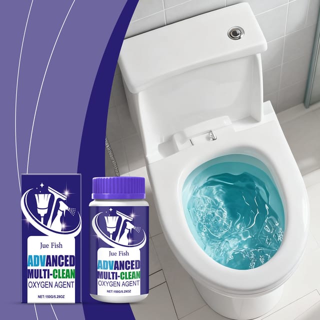 Mehrzweck-reinigungspulver, Wasserlöslich, Zum Entkalken Von Toiletten Und Badezimmern, Zur Beseitigung Von Kalkablagerungen Und Zur Reinigung Emaillierter Oberflächen – 150 G