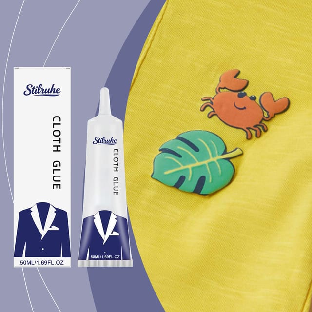 Mehrzweckkleber Für Leder Und Stoff, Ideal Zum Kleben, Reparieren Von Losen Nähten Und Flicken Von Löchern In Kleidung – 50 Ml