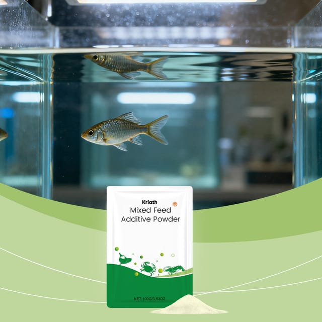 Pulverförmiges Futterzusatzmittel Für Wasserfische, Das Die Nährstoffaufnahme Und Ein Gesundes Wachstum Fördert. Spezialfutter Für Wasserfische – 100 G
