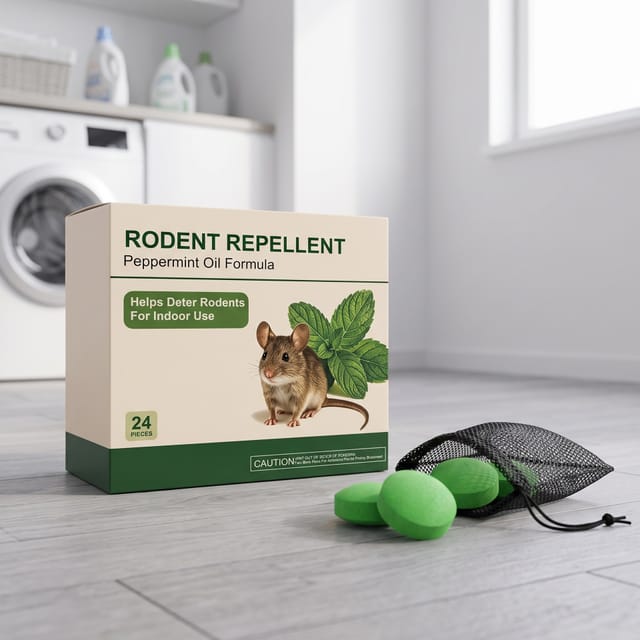 Rattenabwehrtabletten, Geeignet Für Den Täglichen Gebrauch Im Haus, Verhindern Das Annagen Und Beschädigen Von Möbeln Durch Ratten, Für Den Innen- Und Außenbereich. Schonende Inhaltsstoffe, Handliche