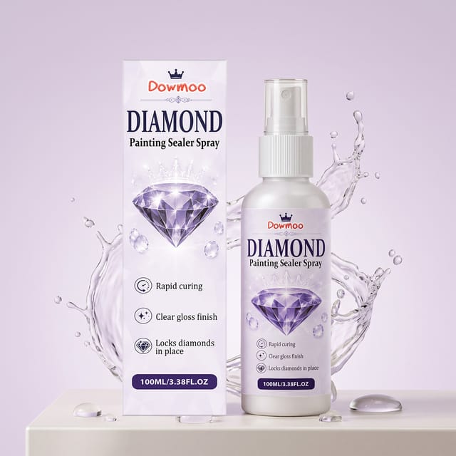 Schutz- Und Fixierspray Für Diamantmalerei, Wasserfrei, Staubdicht Und Splitterfest – 100 Ml