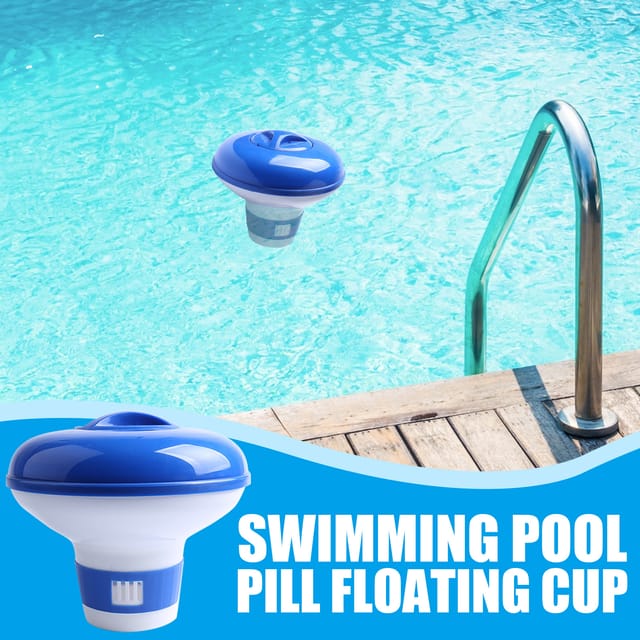 Schwimmender Pool-dosierer Mit Automatischer Schwimmfunktion, Langsamer Und Gleichmäßiger Freisetzung, Komfortable Bedienung – 5-zoll-dosierer
