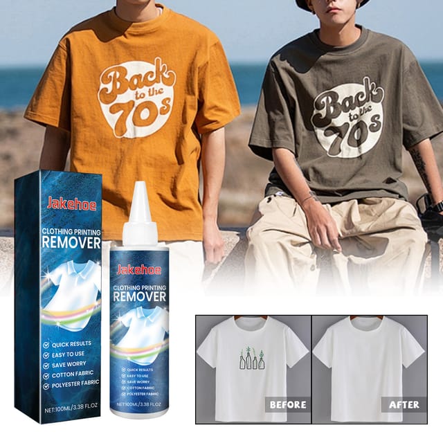Textildruckreiniger, Reinigungsmittel Für Bedruckte Designs Und Buchstaben – 100 Ml
