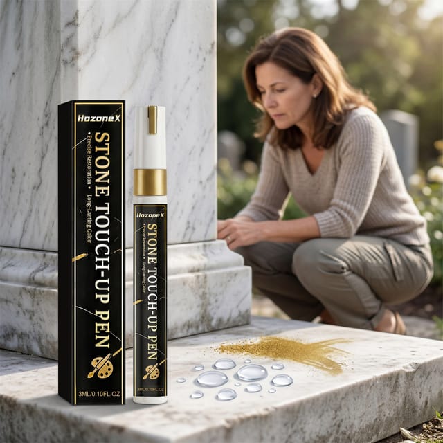 Goldstone Reparaturstift – Wasser- Und Lichtbeständig, Ideal Zum Ausbessern Von Inschriften Und Zum Nachzeichnen Von Zeichen Auf Steintafeln – 3 Ml