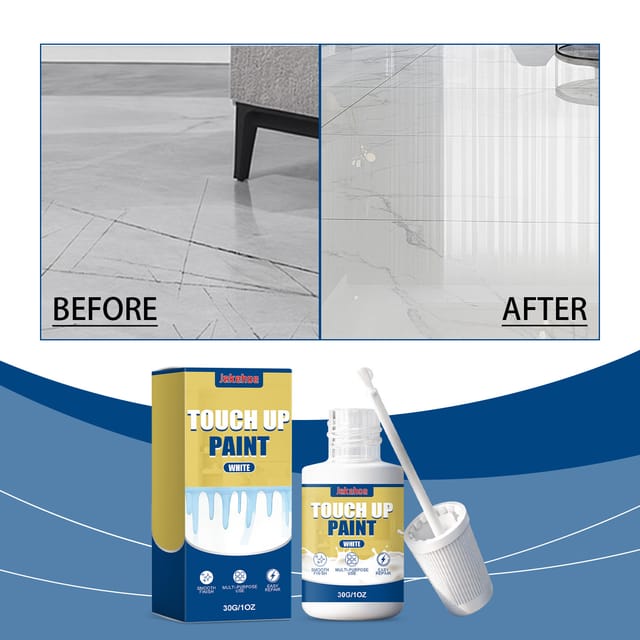 Weiße Fliesenfarbe, Ideal Für Reparatur Und Verschönerung, Wasserfest Und Multifunktional Für Renovierung Und Abkleben – 30 G