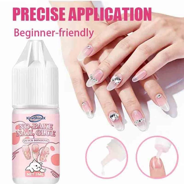 Nagelverlängerungskleber Ohne Wärmelampe, Langanhaltender Und Starker Nagelspitzenkleber, Nagelkunstgel.