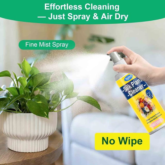 Reiniger Für Künstliche Blumen Und Pflanzenblätter, Spray Für Künstlichen Pollen, Reinigungsspray Für Seidenpflanzen, Kein Schrubben Erforderlich, Einfach Anzuwenden.