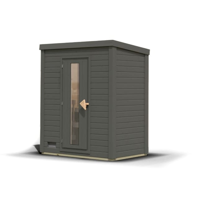 Karibu Woodfeeling Saunahaus Hytti 0 terragrau günstig