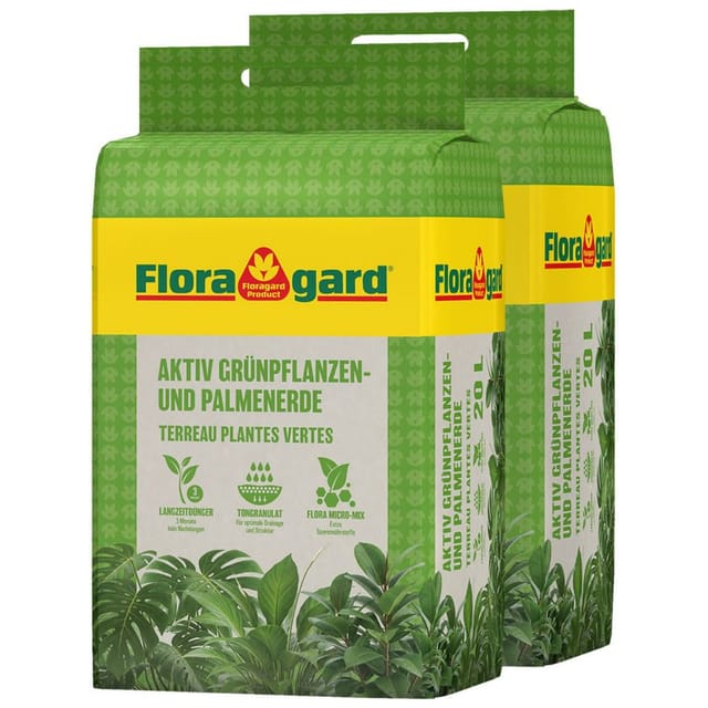 Floragard Aktiv Grünpflanzen- und Palmenerde, 1 Pack günstig
