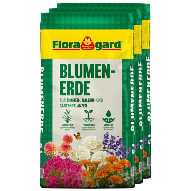 Floragard Blumenerde Universal, 2x40 l, 1 Pack