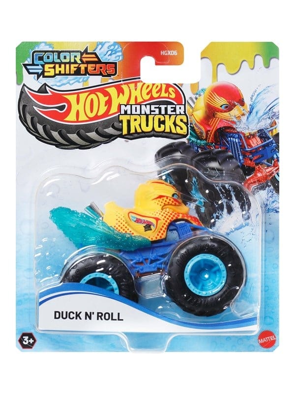Hot Wheels Monster Trucks Colour Shiffters Duck N Roll