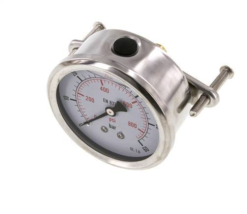 Glycerin-Manometer G1/4 Anschluss hinten 0 bis 60 bar 63mm