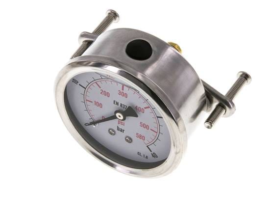 Glycerin-Manometer G1/4 Anschluss hinten 0 bis 40 bar 63mm