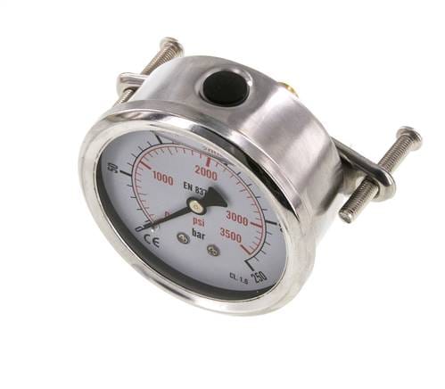 Glycerin-Manometer G1/4 Anschluss hinten 0 bis 250 bar 63mm