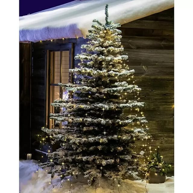 Konstsmide LED-Lichterkette Baummantel (Außen, Lichtfarbe: Bernstein, Anzahl Leuchtmittel: 400 Stk., Netzbetrieben)