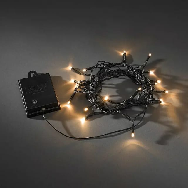 Konstsmide LED-Lichterkette (Außen, Lichtfarbe: Bernstein, 3,9 m)