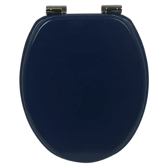 Sanicomfort WC-Sitz Fine Blau (MDF, Blau, Mit Absenkautomatik)