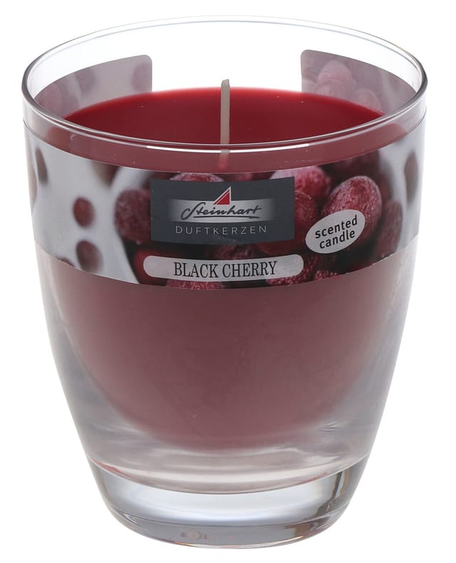 Steinhart Duftkerze im Glas Black Cherry Ø 9,2 x 10,7 cm altrot