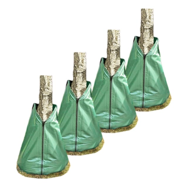 Novatool 4X Säcke für Baumbewässerung 75 Liter Grün Bewässerungsbeutel aus robustem PVC Baumsäcke Bewässerung Baumbewässerung Säcke Wasserbeutel Baum