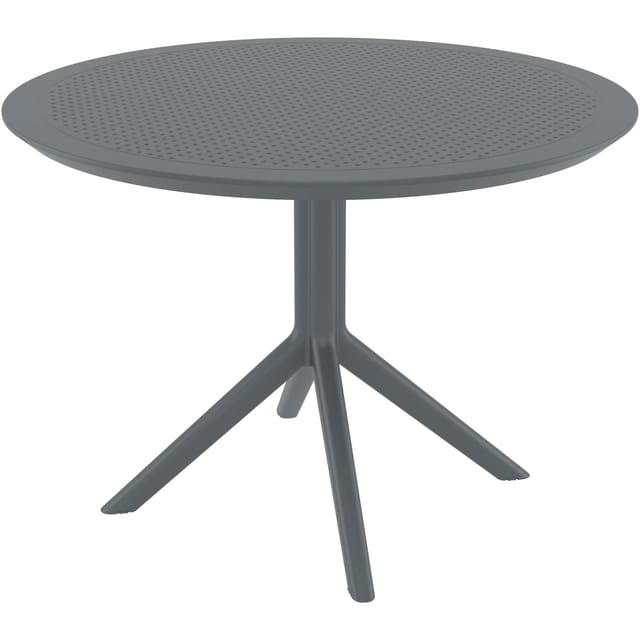 CLP Tisch Sky rund 105 cm Farbe: dunkelgrau