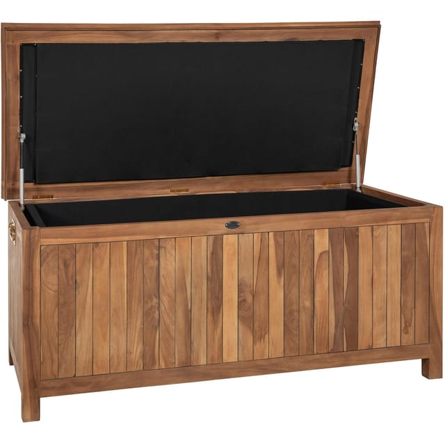 CLP Teak Gartenbox Novena 160x62x60 Farbe: teak, Größe: 160 cm