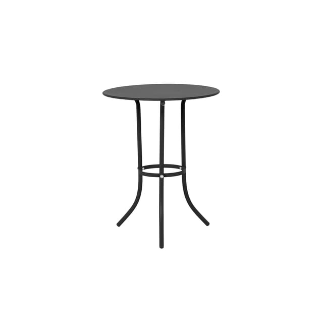 Carmen NIGER D 60 Gartentisch Ø 60 cm – Schwarz