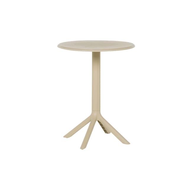 Carmen SEFROU Gartentisch Ø 66 cm – Cappuccino