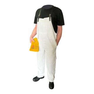 Hase Schweißer-Latzhose Bury Classic aus Sebatanspaltleder Größe XXL