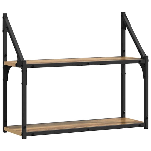 Maison Exclusive - Wandregal Mit Regal Artisan-eiche 60 X 21 X 51
