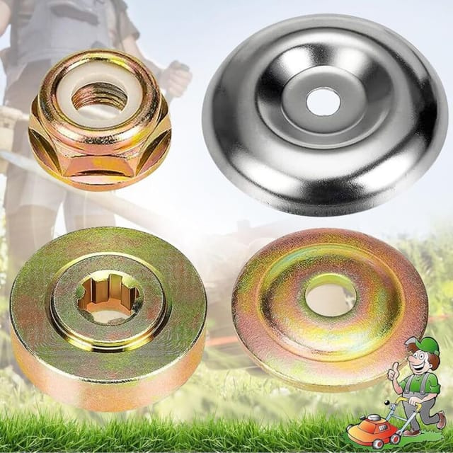 4-teiliges Messermutter-befestigungsset, Metallgetriebe Für Rasenmäher, Zubehör Für Metallgetriebe Usw.