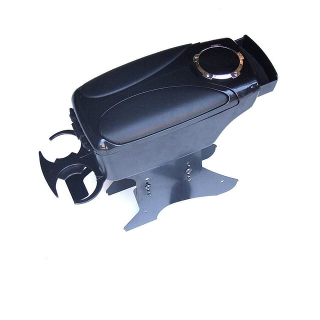 Armlehne Für Autos Mit Becherhalter, Universal, Schwarz