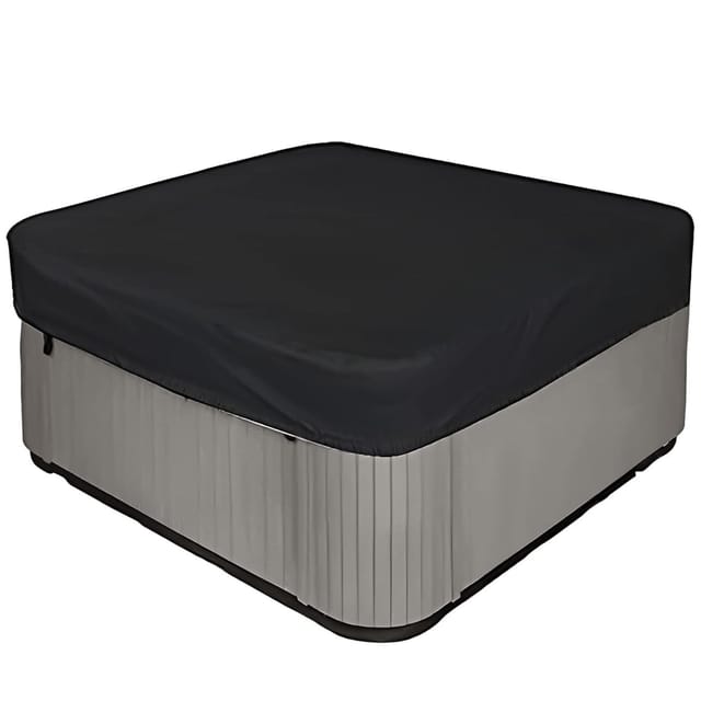 Quadratische Spa-abdeckung Aus Wasserdichtem Und Strapazierfähigem Oxford-gewebe, Staubdicht Und Uv-beständig, Erhältlich In Verschiedenen Größen (85 X 85 X 12 Zoll).