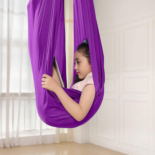 Schaukelhängematte Für Kinder, Elastische Indoor-schaukel, Sensorische Schaukel