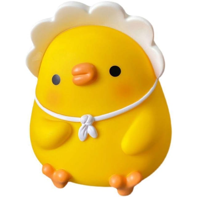 Kleines Gelbes, Entenförmiges Sparschwein Mit Kunststoffauskleidung, Sturzsicher, Für Kinder, Niedlich Und Mit Großem Fassungsvermögen