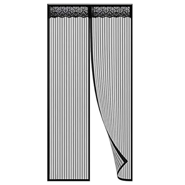 Schwarzes Magnetisches Moskitonetz, 80/90/100 Cm Breit X 210/220 Cm Lang