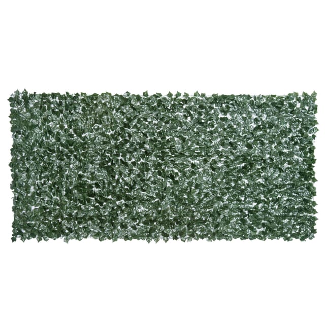 Künstliche Sichtschutzhecke 300 X 150 Cm Dunkelgrün Für Garten, Balkon Und Wand