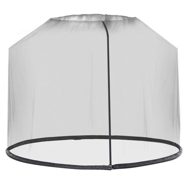 Schwarzes Moskitonetz Für Sonnenschirm Ø 300 X H 230 Cm