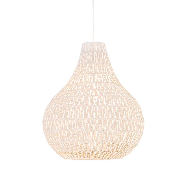 Skandinavische Hängelampe Weiß 45 Cm - Lina Drop