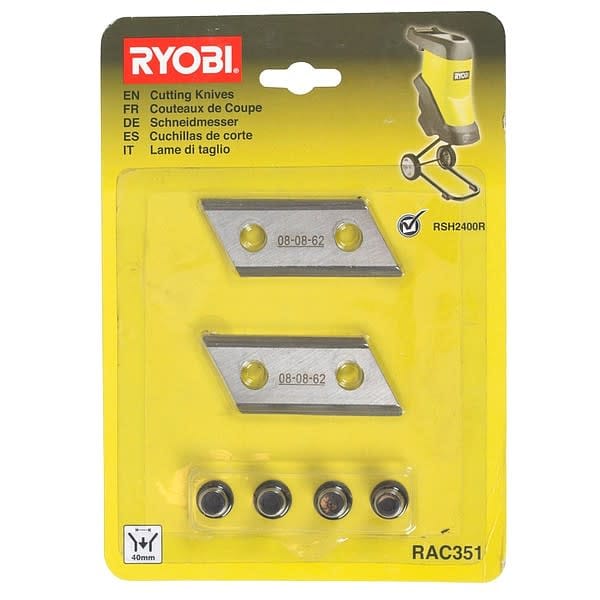 2er-wendemesser, 5132002646 Für Ryobi-vegetationshäcksler