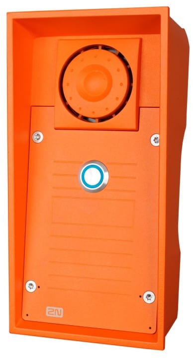 2n Helios Ip Safety Ip-türsprechanlage 1-tasten-lautsprecher 10w Orange Ip69 9152101w