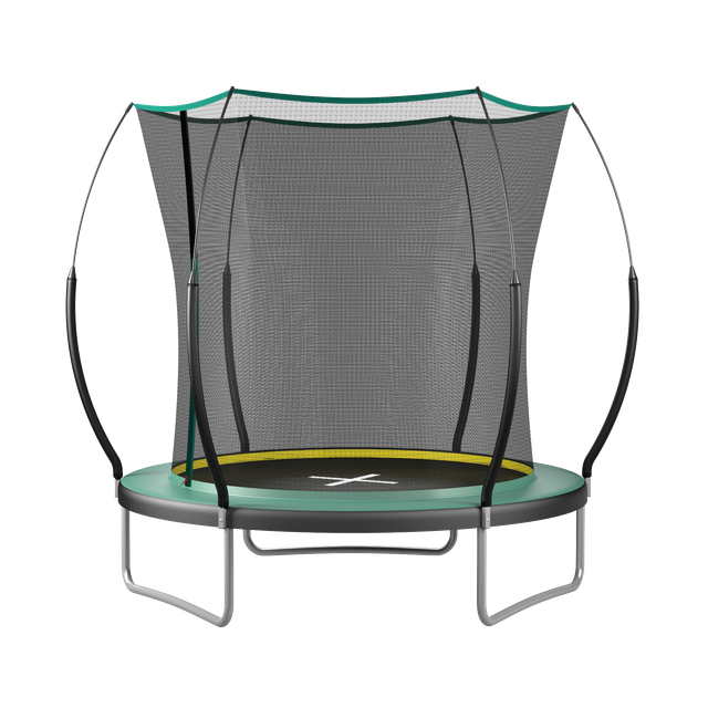 Redom Federloses Trampolin Mit Sicherheitsnetz, 183 Cm, Stahl, Grün