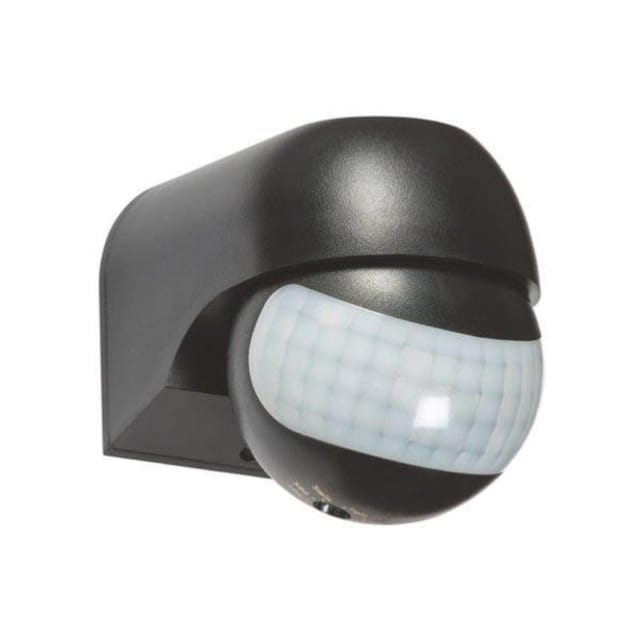 Wasserdichtem Bewegungsdetektor 180 ° Ip54 Schwarz