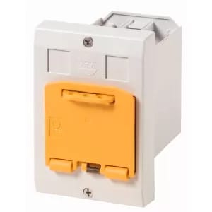 E-pkz01-svb Leergehäuse Einbau, Absperrbar (l X B X H) 80 X 85 X 129 Mm Grau, Gelb 1 St. - Eaton