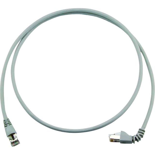Telegärtner - 100008691 Rj45 Netzwerkkabel, Patchkabel Cat 6a S/ftp 5.00 M Grau Flammwidrig, Halogenfr