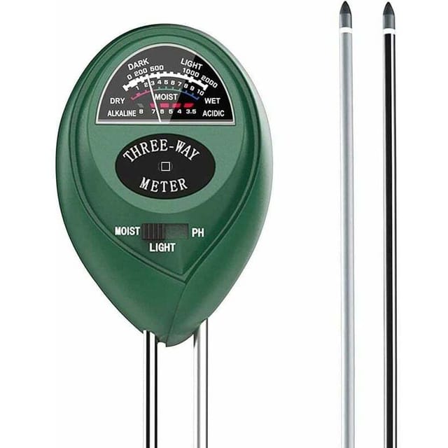 Fliti 3-in-1 Bodentester Ohne Batterie Für Garten Und Landwirtschaft: Misst Ph-wert, Feuchtigkeit Und Sonneneinstrahlung