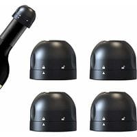 Fliti Silikon-champagnerverschlüsse – 4er-pack, Mini-sektverschlüsse, Ideal Für Live-streaming Und Als Geschenk