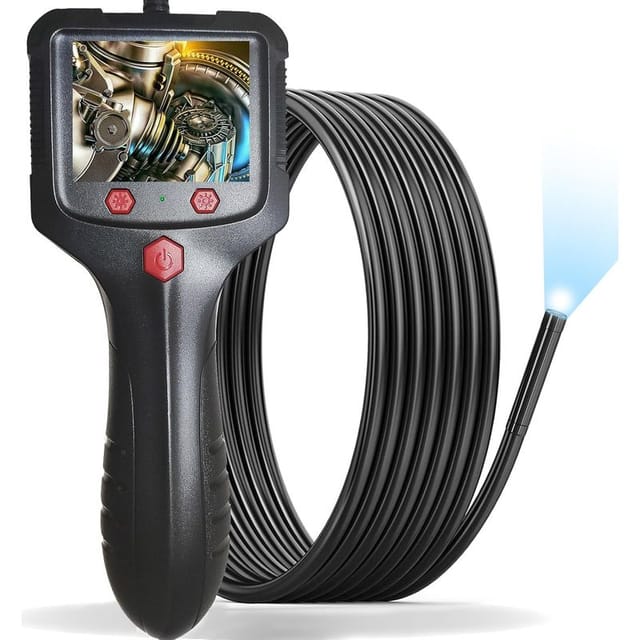Fliti 5,5-mm-endoskopkamera – 1080p Hd, Ip67 Wasserdicht, 5 M Langes, Halbstarres Kabel Mit Integrierter Led Für Beengte Räume