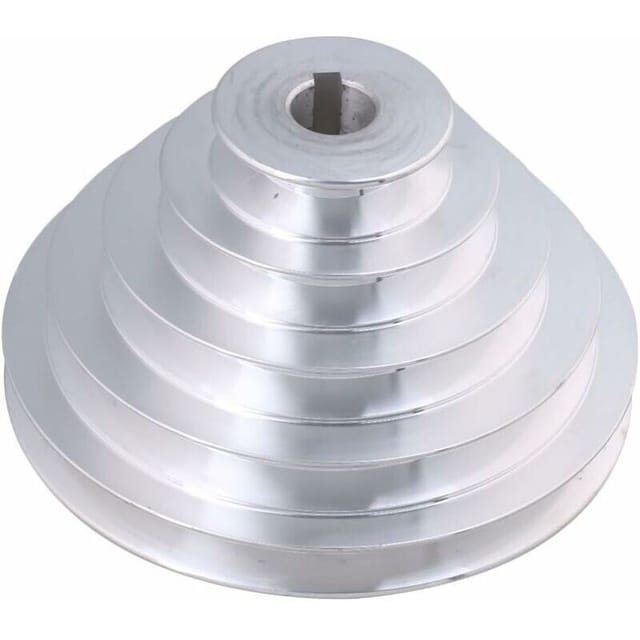 Fliti 5-stufige Aluminium-riemenscheibe Für Keilriemen A – 19 Mm Innendurchmesser, 54–150 Mm Außendurchmesser, 12,7 Mm Breite