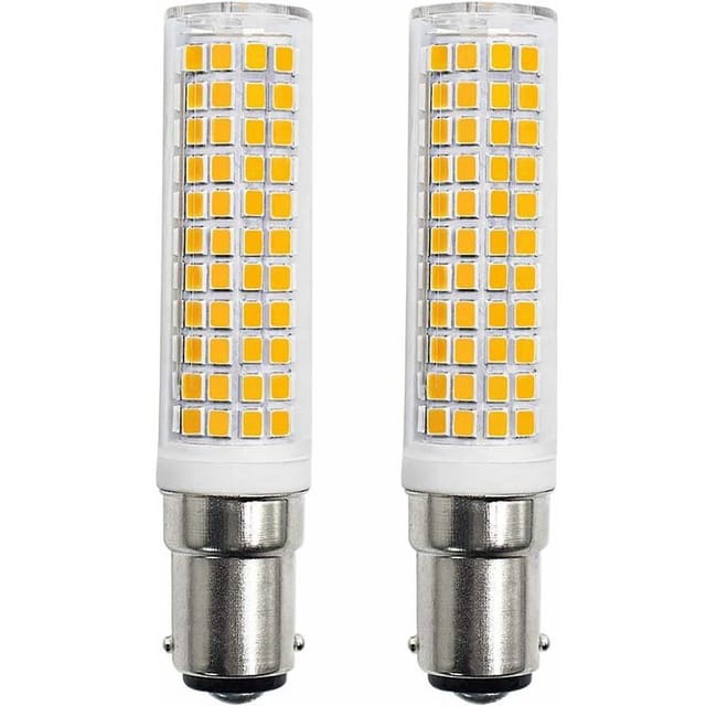 Fliti B15d 8w Led-lampen – Entspricht 90w, Warmweiß 3000k, 910 Lm, 220–230v, 2er-pack